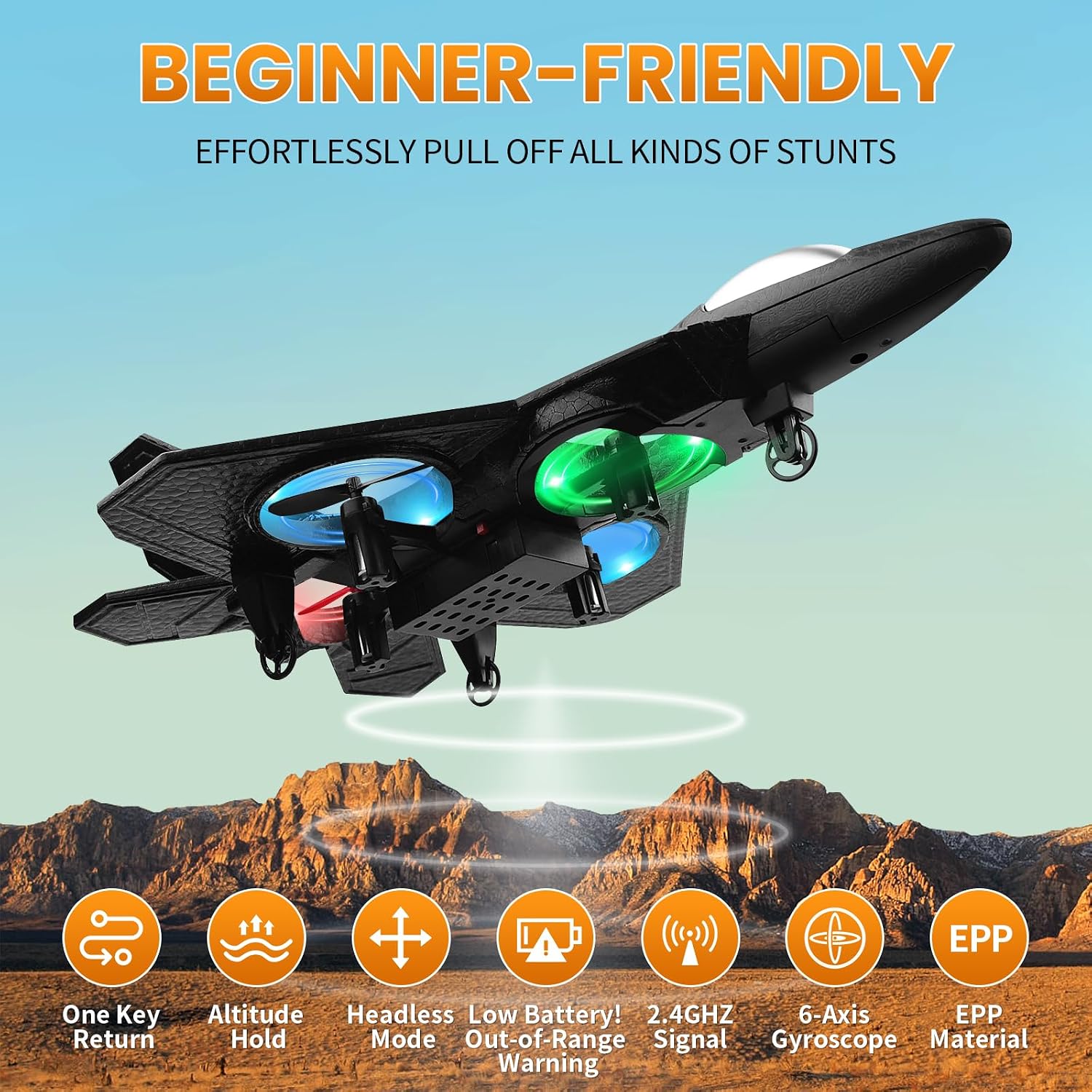 DRON AVION-V17 THUNDER CHANGER 2.4G