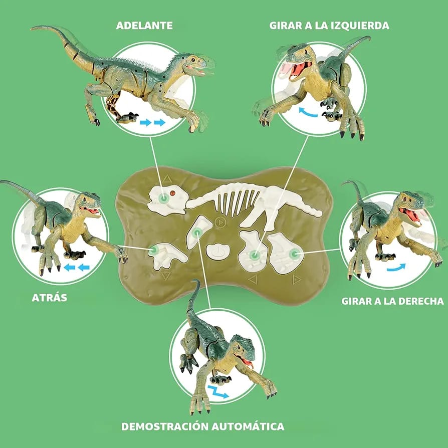 DINOSAURIO A CONTROL REMOTO